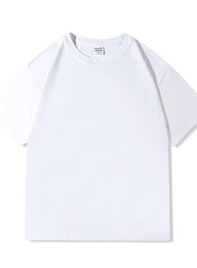 白色t恤男短袖2025夏季新款纯棉T男款美式宽松男士长袖内搭打底
