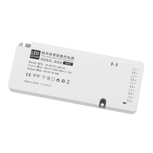智能150W大功率橱柜灯变压器厂家LED杜邦接口足功率驱动电源