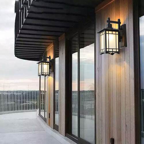 户外壁灯路灯方形LED庭院别墅走廊阳台室外墙壁灯led欧式复古