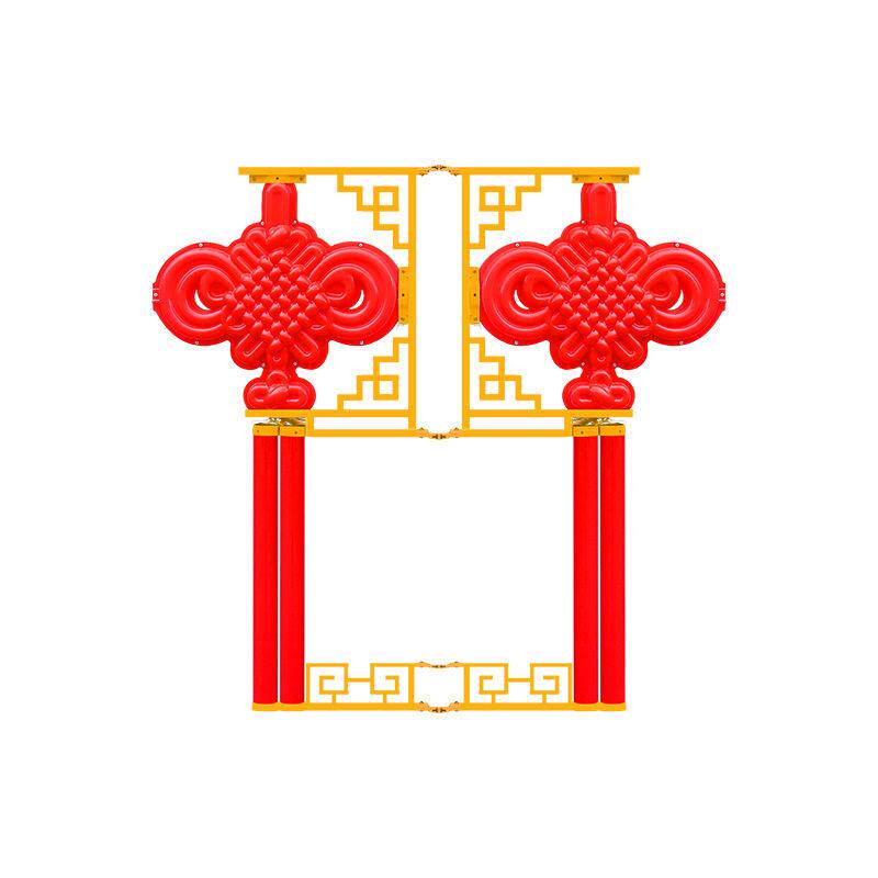 太阳能中国结路灯新农村1.2米装饰挂件电线杆LED景观灯厂家