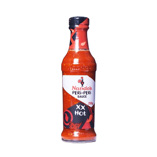 Nandos南逗重辣辣椒酱250g轻卡轻食烤鸡炸鸡薯条鸡胸肉蘸料腌料