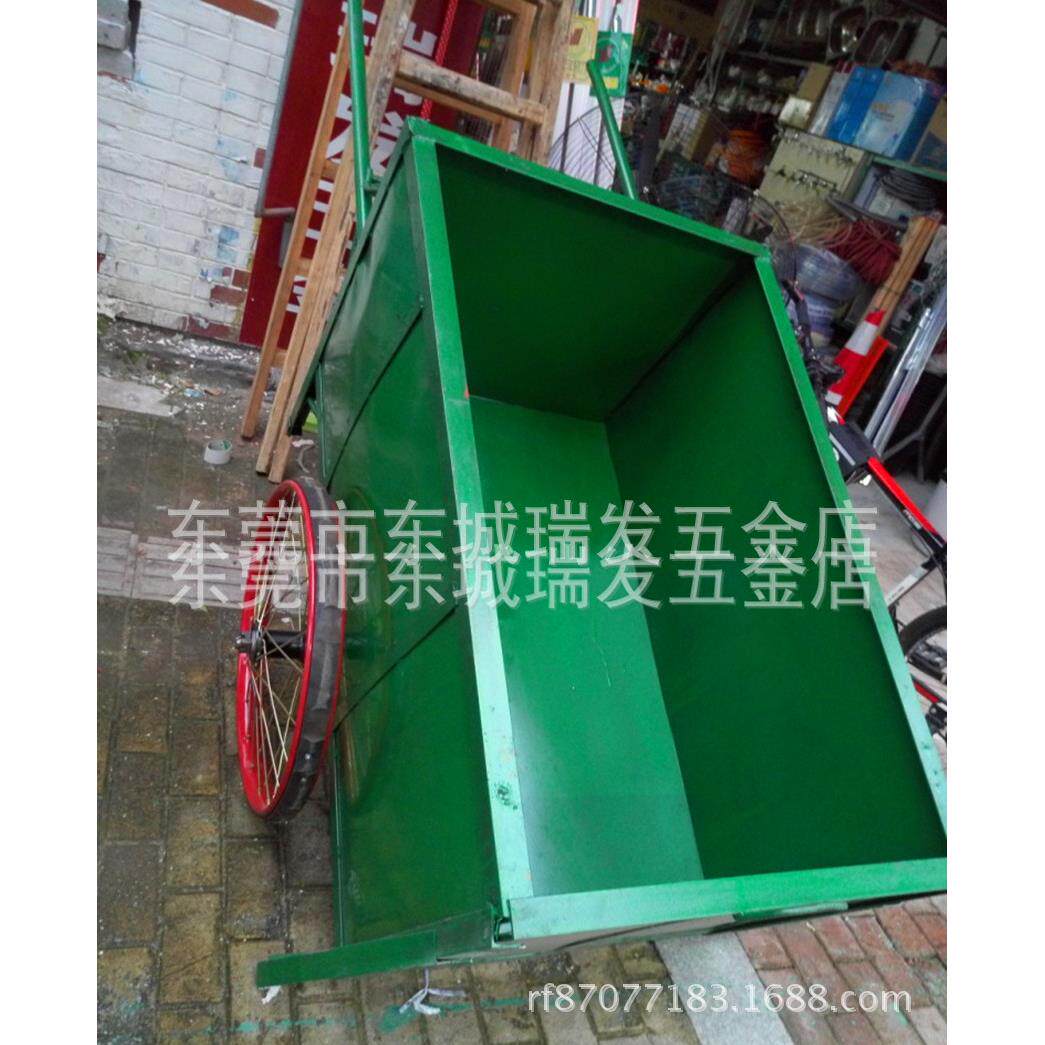 加固型手推垃圾车环卫保洁车铁板手推车清运车手拉车工具车