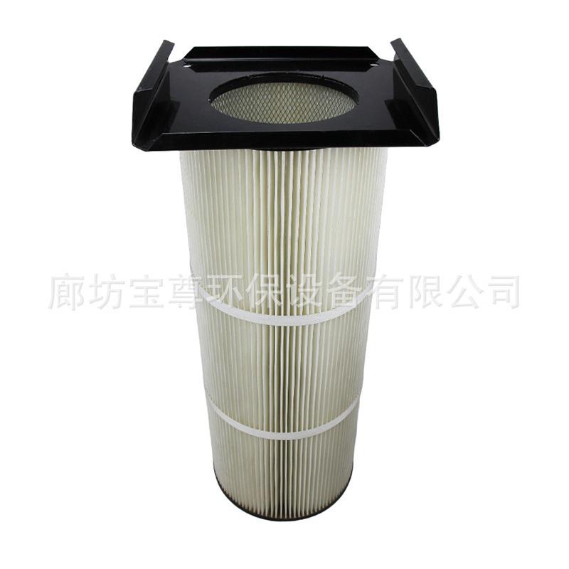 方盘除尘滤芯380*380生产工业覆膜粉末回收过滤筒除尘器滤芯厂家