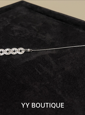 不掉色新中式国风碎冰冰钱币手链