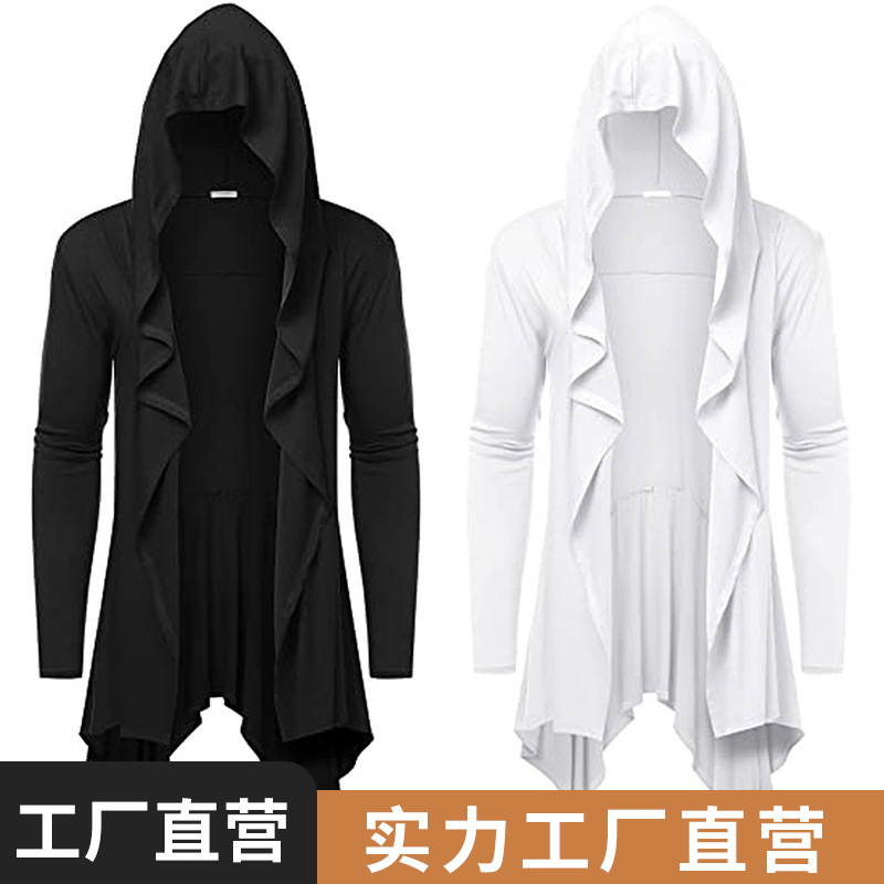 中世纪服装 复古连帽开衫 外套角色扮演服装舞台装扮节日扮演成人