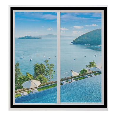 定制家用金刚网隐形沙窗帘窗户防蚊纱窗网魔术贴自粘式窗纱网自装