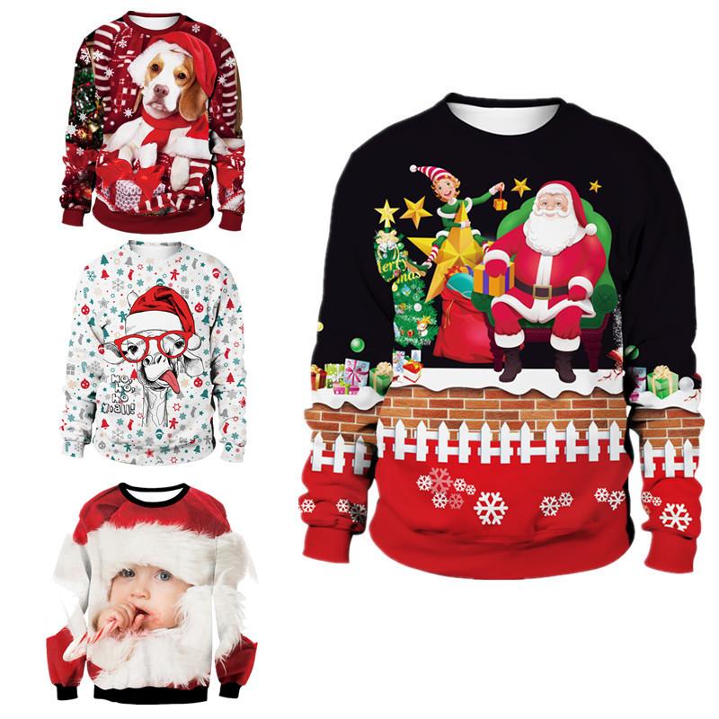 New Arrivals Funny Print Christmas Sweaters Jumpers Men