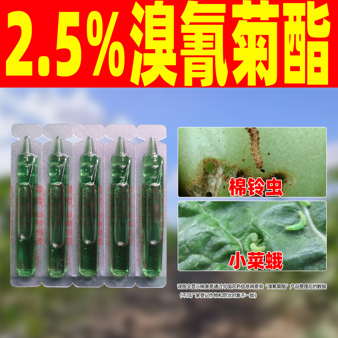铸剑2.5%溴氰菊酯杀虫剂十字花科