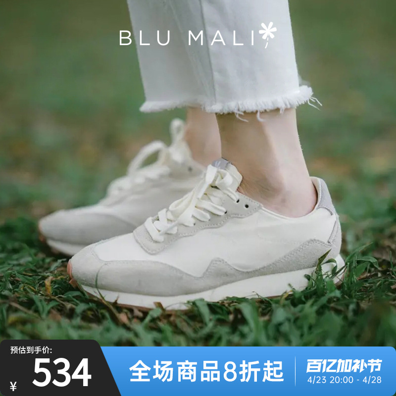 BluMali春夏新款TAHOE系列男女复古慢跑鞋轻便运动鞋