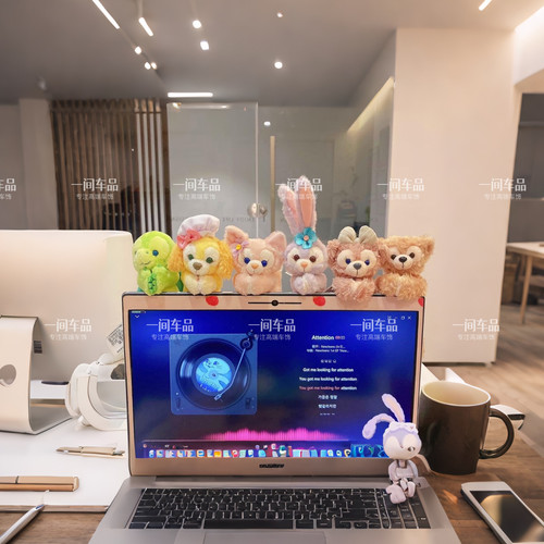 【可爱办公桌电脑装饰】迪士尼摆件毛绒公仔星黛露玲娜贝儿olu饼