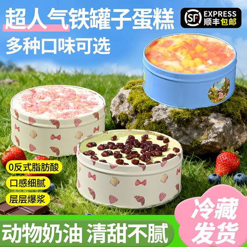 节日送礼超精致罐子蛋糕礼物甜品