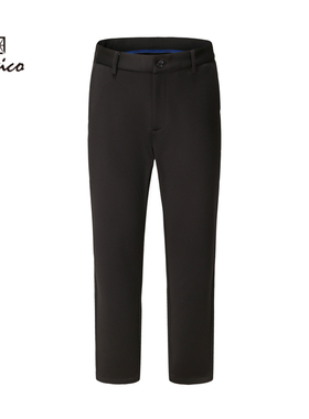 【商场同款】lavico/朗维高男士黑色商务休闲裤男装修身裤子秋