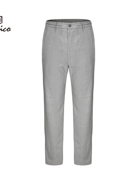 （西裤不单卖）Lavico/朗维高男士商务休闲西裤灰白色正装西裤男