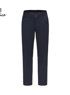 【商场同款】Lavico/朗维高男士藏青色休闲裤男装裤子舒适简约春