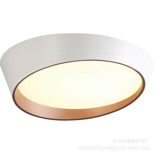 极简吸顶灯北欧圆形led灯具现代简约卧室灯设计师创意书房间灯饰