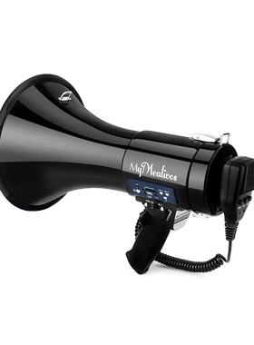 Mealivos50W喊话器录音警报喊话USB手持喇叭扩音器扬声器抗疫防汛