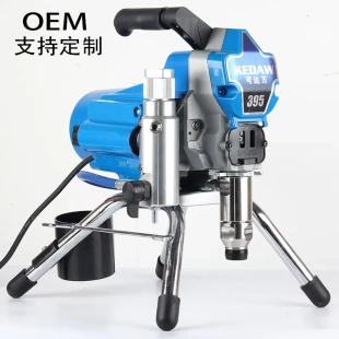 395高压喷涂机乳胶漆喷漆机油漆涂料智能欧美标110V喷涂机495