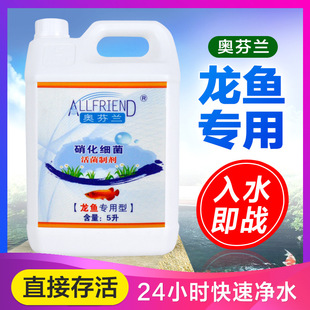 奥芬兰硝化细菌消化细菌鱼缸水族箱水发黄浑浊淡水海水专用净水剂