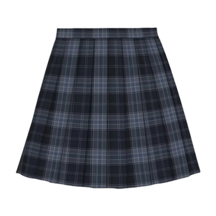 JK制服纯欲时尚套装女夏大码紧身收腰白色衬衫辣妹格裙学生百褶裙