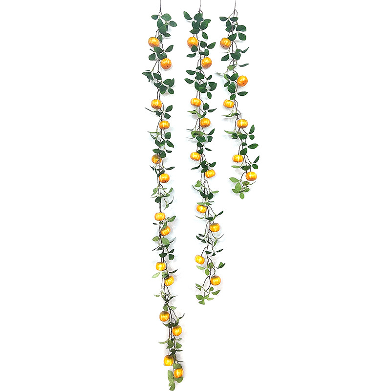 仿真农作物南瓜藤条绿植假水果苹