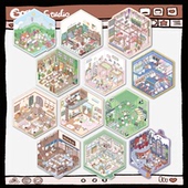 正版 原创 自选 造景贴纸 高质量微缩堆叠立体小屋小红书同款