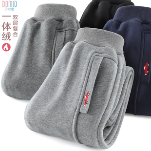 保暖棉褲 男童褲 子兒童加絨運(yùn)動褲 秋冬大童小男孩I加厚休閑厚棉褲