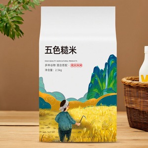 糙米五谷杂粮七色新米粗粮杂粮米5斤五谷杂粮八宝粥低脂孕妇专用