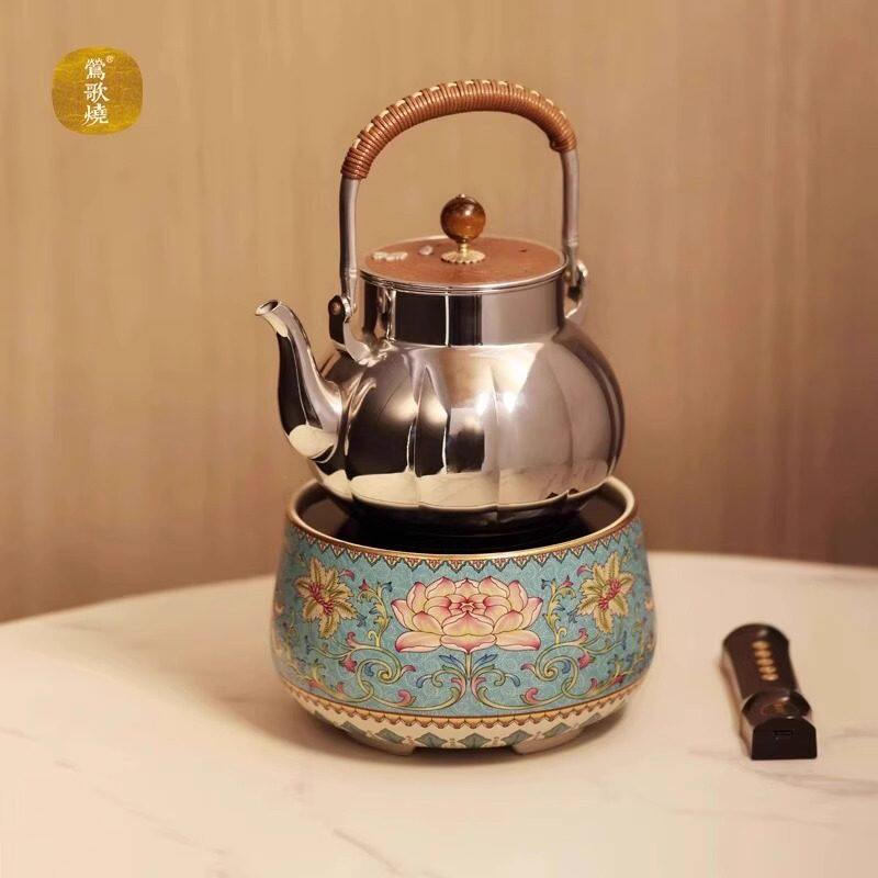 莺歌烧 新品电陶炉煮茶家用 茶炉台式小型泡茶炉静音非电磁电陶炉