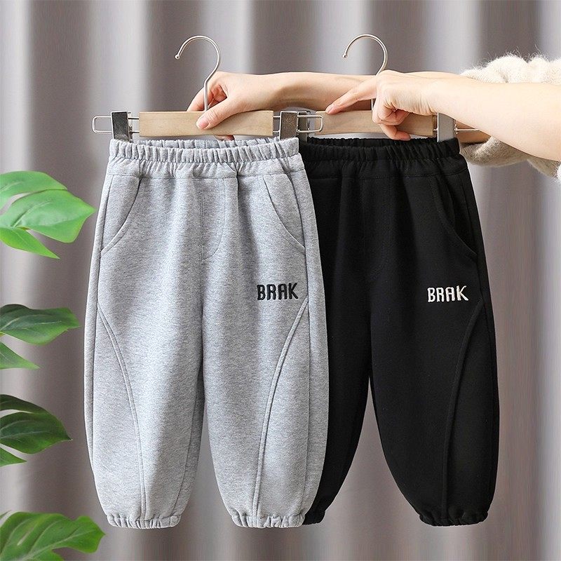 男童长裤2026秋季新款痞帅宝宝春秋款卫裤儿童男孩潮牌百搭休闲裤