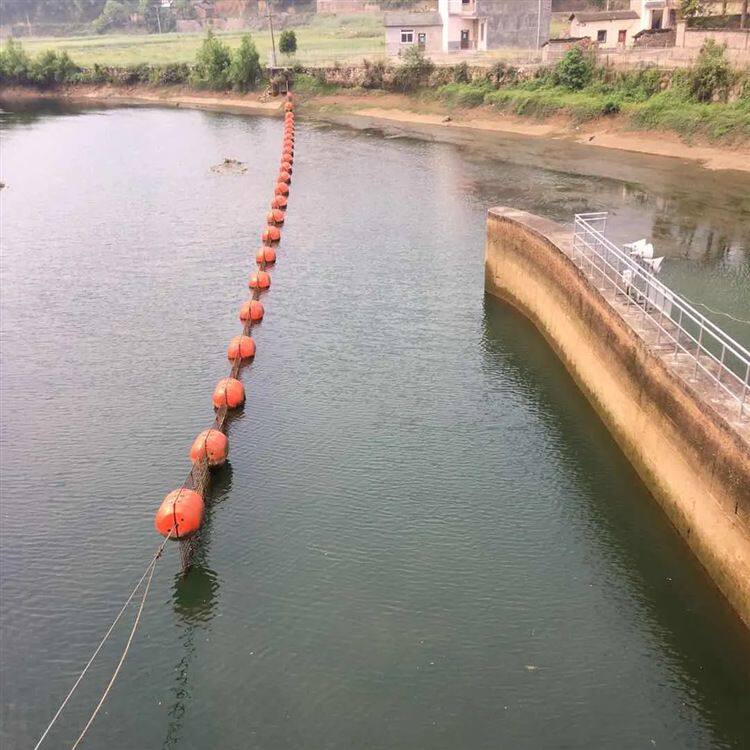 河道夹管线聚乙烯浮筒 两半片对夹螺杆固定式浮漂 630*800内径30