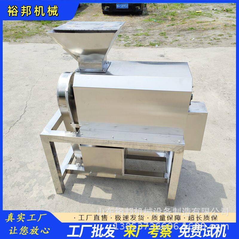 大型水果打浆机 单道果子打浆器 去皮去籽八月瓜榴莲红薯打泥机