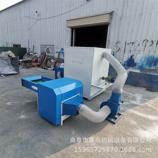 公仔棉化纤羽绒棉充棉机器 沙发抱枕枕芯冲棉机支持按客户要求