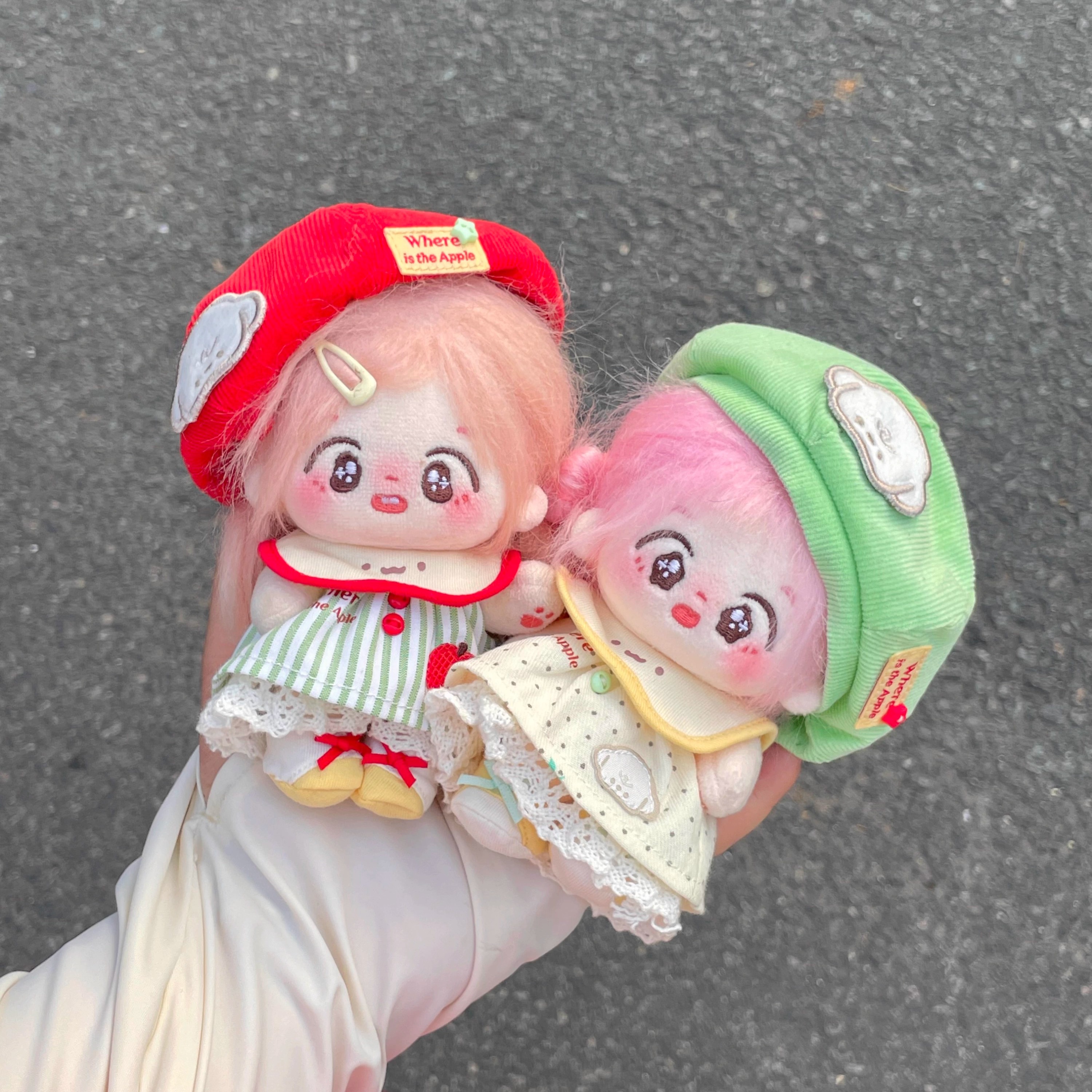 汪汪苹果派  海星体/浮梦/努努体/未定官娃/捶捶体10cm棉花娃娃衣