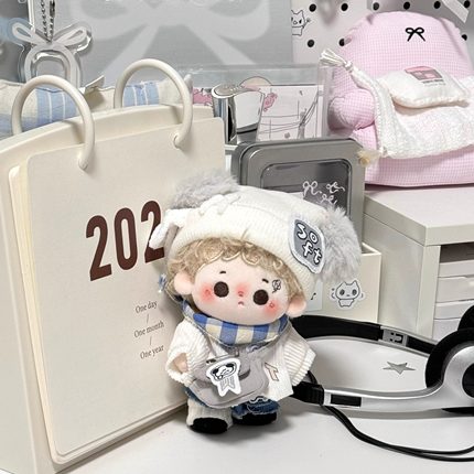 奶盐可颂10cm/15cm海星/周可可/捶捶/Labubu棉花娃衣