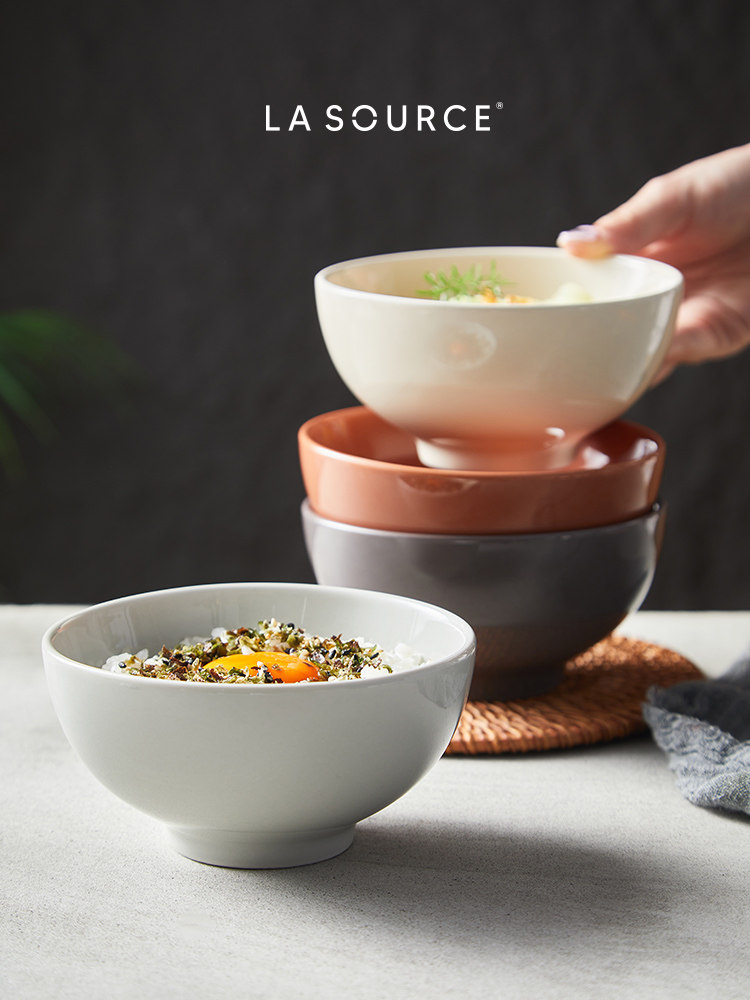 5寸米饭碗家用高级感碗家用单个创意个性吃饭碗日式陶瓷小碗