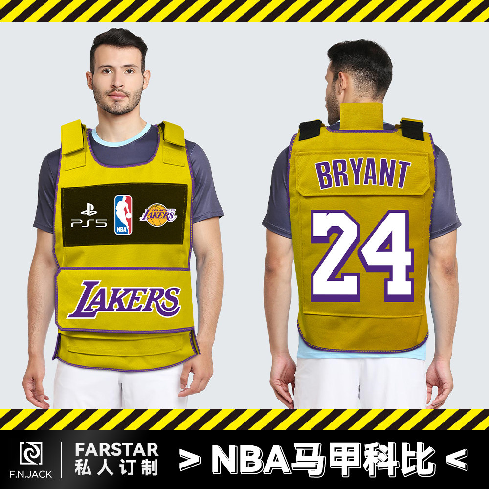 科比bryant篮球球衣24号8号湖人队lakers定制马甲背心魔术贴logo