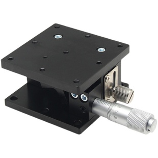 125 Z轴升降平台手动精密微调位移光学移动滑台导轨LZ40