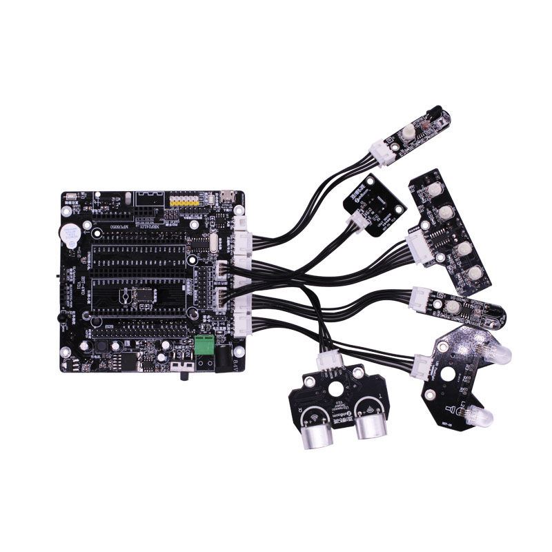 4WD智能小车驱动拓展板 机器人扩展开发51树莓派STM32兼容UNO