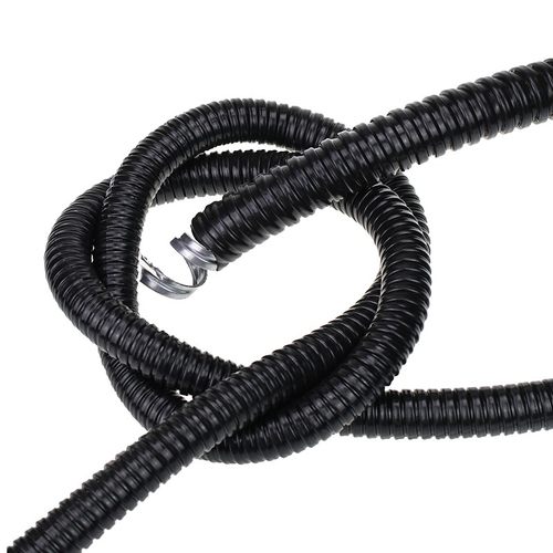 包塑金属软管电线电缆套管塑料保护阻燃灰色普通穿线管蛇皮波纹管