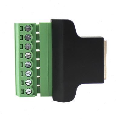 免压水晶头母头8P8C免焊工控机床机器网络接头母RJ45快接网线母座