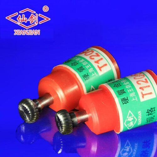 新品新品新品6mm柄圆弧盘形T型单纹Bx硬K质合金旋转锉钨钢铣刀金