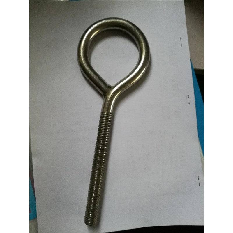 304不锈钢花篮螺丝羊眼螺栓吊环螺丝带圈螺钉螺杆M10