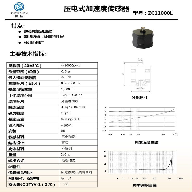 ZC1010L加速度传感器碰撞传感器冲击压电传感器振动传感器50g100g,纺织面料/辅料/配套,其他纺织机械,淘宝优惠券,粉丝福利购,淘宝优惠卷