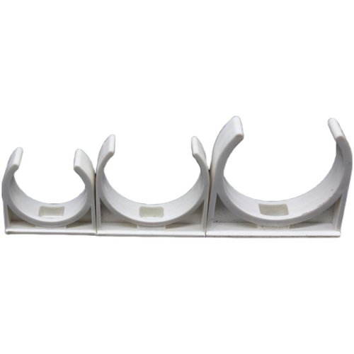 PVC排卡拼卡红电工穿线管U型卡塑料固定水管排卡16 20拼装码 迫码