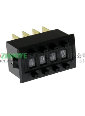 KA-3 编码数字开关8421C拨码0-9 拨盘 5个镀金触点 1/2/3/4位黑色