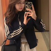 休闲小个子短外套 百搭宽松显瘦时尚 韩版 立领棒球服外套女2026秋款