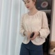 长袖 法式 新款 女2026年秋装 洋气别致衬衣上衣女 圆领简约休闲感衬衫