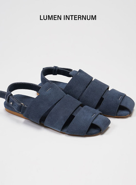 Roomisan 25SS/【复古平底镂空罗马凉鞋】25414