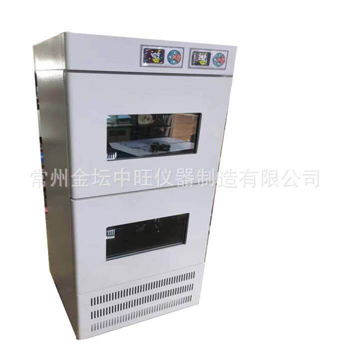 液晶屏双层组合生化培养箱堆叠式恒温恒湿人工气候箱价格