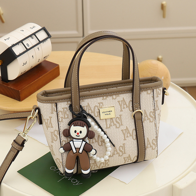 复古时尚字母手提包高级感小包包